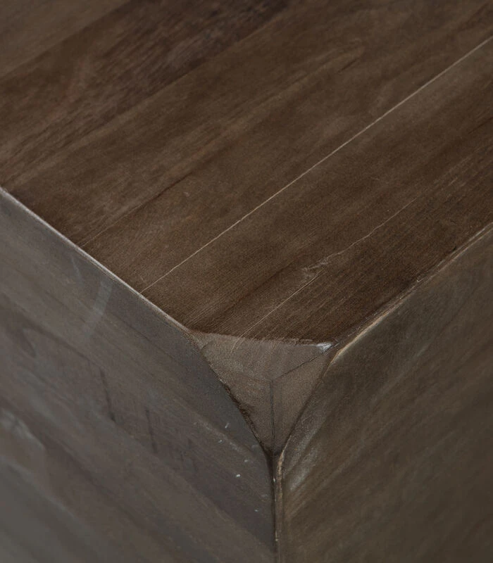 Exclusive Lio Bijzettafel - Hout - Donkerbruin - 46x46x46 6 Exclusive Lio Bijzettafel - Hout - Donkerbruin - 46x46x46 - Afbeelding 4