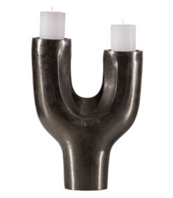 Exclusive Don Kaarsenstandaard - Metaal - Zwart - 40x30x12