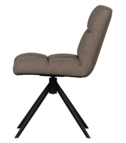 Exclusive Vinny Draaibare Eetkamerstoel - Leerlook - Taupe - 80x48x45 -Thuis Accessoires Winkel eaed496fca4a4943b9ed4dd12efbc739