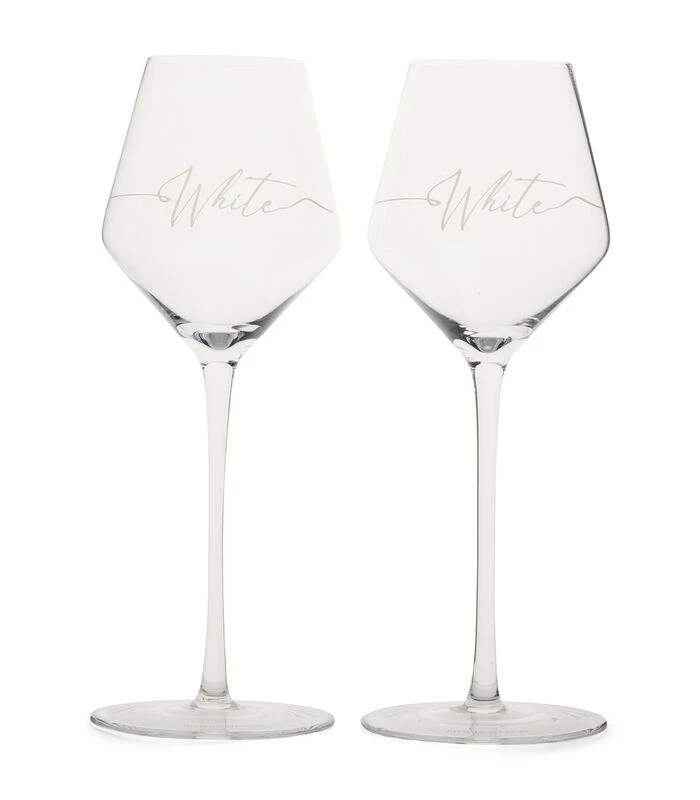 Wijnglazen Witte Wijn - RM White Wine Glass - Transparant - Set 2 Stuks 3 Wijnglazen Witte Wijn - RM White Wine Glass - Transparant - Set 2 Stuks
