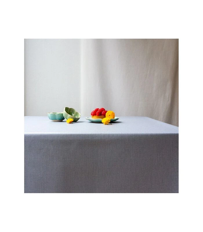 Effen Grijs Rond Of Ovaal Gecoat Tafelkleed 3 Effen Grijs Rond Of Ovaal Gecoat Tafelkleed