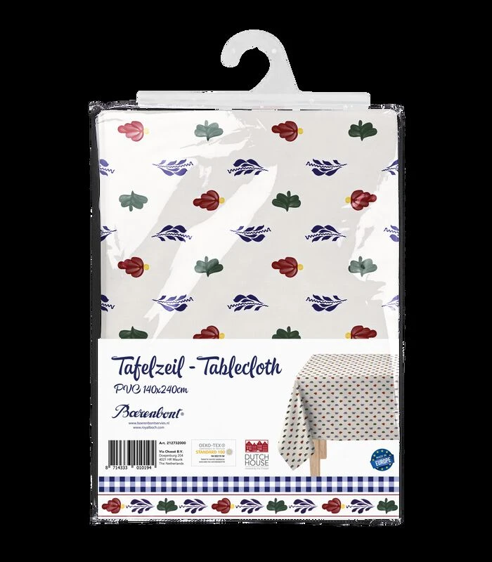 Boerenbont PVC Tafelzeil Verpakt 140x240cm 4 Boerenbont PVC Tafelzeil Verpakt 140x240cm - Afbeelding 2