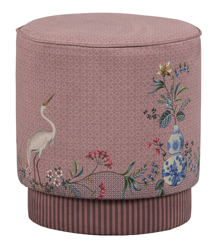 Pip Studio Poef Jolie Medium - Roze - 45x40x40 3 Pip Studio Poef Jolie Medium - Roze - 45x40x40