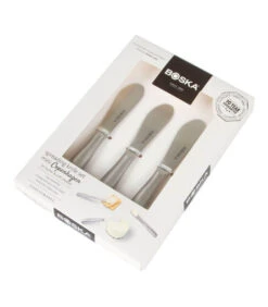 Smeermessenset Mini Copenhagen - 3 Smeermesjes - Zilver -Thuis Accessoires Winkel f0166f0c9e4d43ada62f32c7a6666050