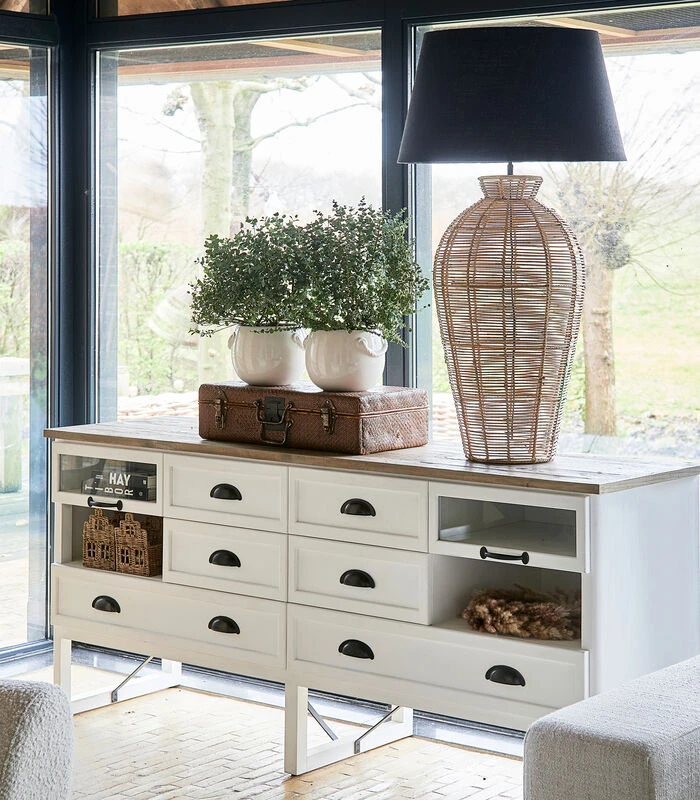 Dressoir Kasten - Bridgeville Dresser XL - Wit 4 Dressoir Kasten - Bridgeville Dresser XL - Wit - Afbeelding 2