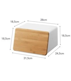 Yamazaki Bread Case With Removable Lid - Tower - White -Thuis Accessoires Winkel f21e1503f8a541aba6f79806b1c8dd0b