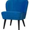 WOOOD Fauteuil Sara - Polyester - Felblauw - 71x59x70 1 WOOOD Fauteuil Sara - Polyester - Felblauw - 71x59x70 -Thuis Accessoires Winkel f2245f912af2465fa6201a6173f8621a