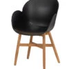 Fauteuil Buiten Tulip - Teak/Propyleen - Zwart - Set Van 2 -Thuis Accessoires Winkel f24b0f085ccf43b19c9ce0c3864beb6d