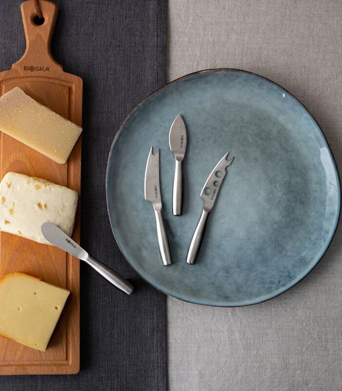 Kaasmessenset Mini Copenhagen - 4 Kleine Kaasmesjes - Zilver 6 Kaasmessenset Mini Copenhagen - 4 Kleine Kaasmesjes - Zilver - Afbeelding 4