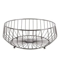PRESENT TIME Fruitmand Linea Kink - IJzer Gun Metal - Large - 34x14,5cm -Thuis Accessoires Winkel f39084587a7149db9101e9c27321835e