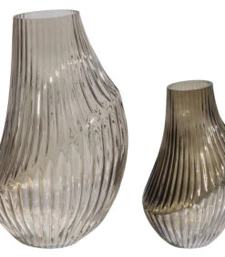 BePureHome Toot Vaas - Glas - Sepia - 35x21x21 -Thuis Accessoires Winkel f3a076cfc0574f609c70069f1642a8d9