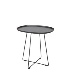 WOOOD Bijzettafel Buiten Otis - Metaal - Black - 50x43x51 -Thuis Accessoires Winkel f3b90338f4b349d09f1e7f69fdc0edb4