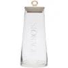 Voorraadpot Glas Met Beige Deksel - Loft - Transparant - Maat L