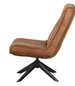 WOOOD Draaifauteuil Skyler - Kunstleer - Cognac - 94x67x85 -Thuis Accessoires Winkel f3ea4d0c17f94a548dcf8ba61938322a