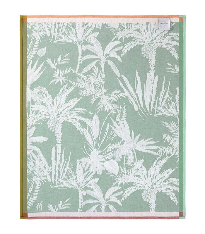 Theedoek Katoen Jacquard , Îles 4 Theedoek Katoen Jacquard , Îles - Afbeelding 2