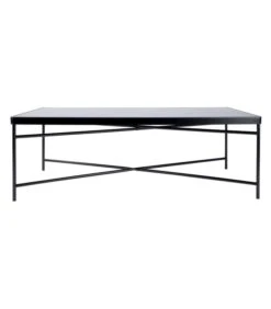 Leitmotiv Salontafel Smooth - Rechthoek Mat Zwart - 120x60x40cm