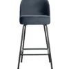 BePureHome Vogue Barstoel - Fluweel - Teal - 89x50x55