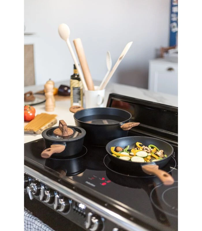 LIVOO Vijfdelige Pannenset 4 LIVOO Vijfdelige Pannenset - Afbeelding 2