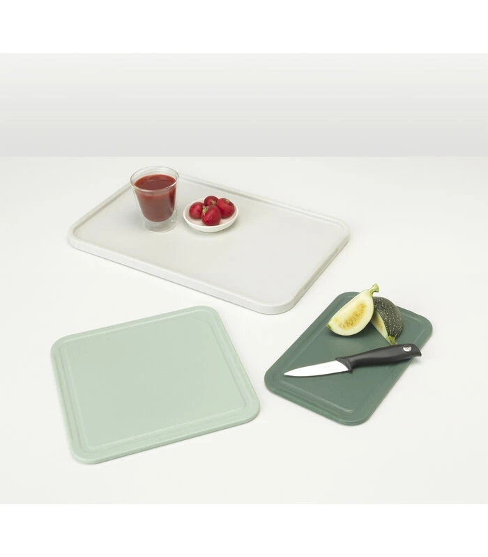 Brabantia Tasty+ Snijplankenset Plus Dienblad, 3-delig - Mixed 5 Brabantia Tasty+ Snijplankenset Plus Dienblad, 3-delig - Mixed - Afbeelding 3