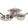 LIVOO Vijfdelige Roestvrijstalen Pannenset