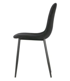 WOOOD Marije Eetkamerstoel - Velvet - Zwart - Set Van 2 -Thuis Accessoires Winkel fb315889cc444ca38c23853b375eab52