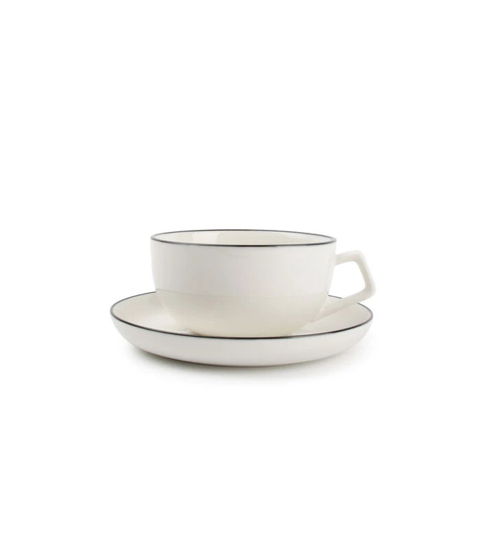 STUDIO BASE Kop En Schotel 220 Ml Wit (set/4) 3 STUDIO BASE Kop En Schotel 220 Ml Wit (set/4)