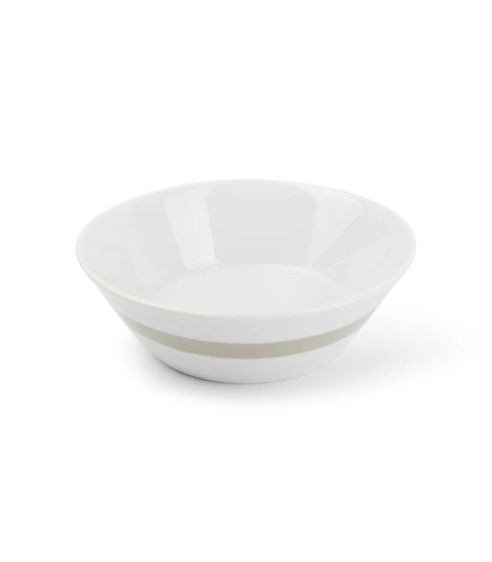 Diep Bord 19xH6cm Sage Green Stripes - (x6) 4 Diep Bord 19xH6cm Sage Green Stripes - (x6) - Afbeelding 2