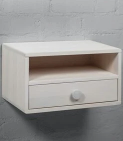 Zwevend Nachtkastje HOPE Met Knop, Berkenhout -Thuis Accessoires Winkel ffb5a64b38974c0387e71d1198aa18be